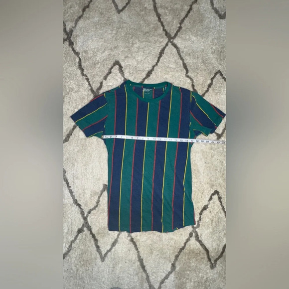 Vintage Brooklyn Clothing Striped Tee Size Medium Unisex - Picture 2 of 6